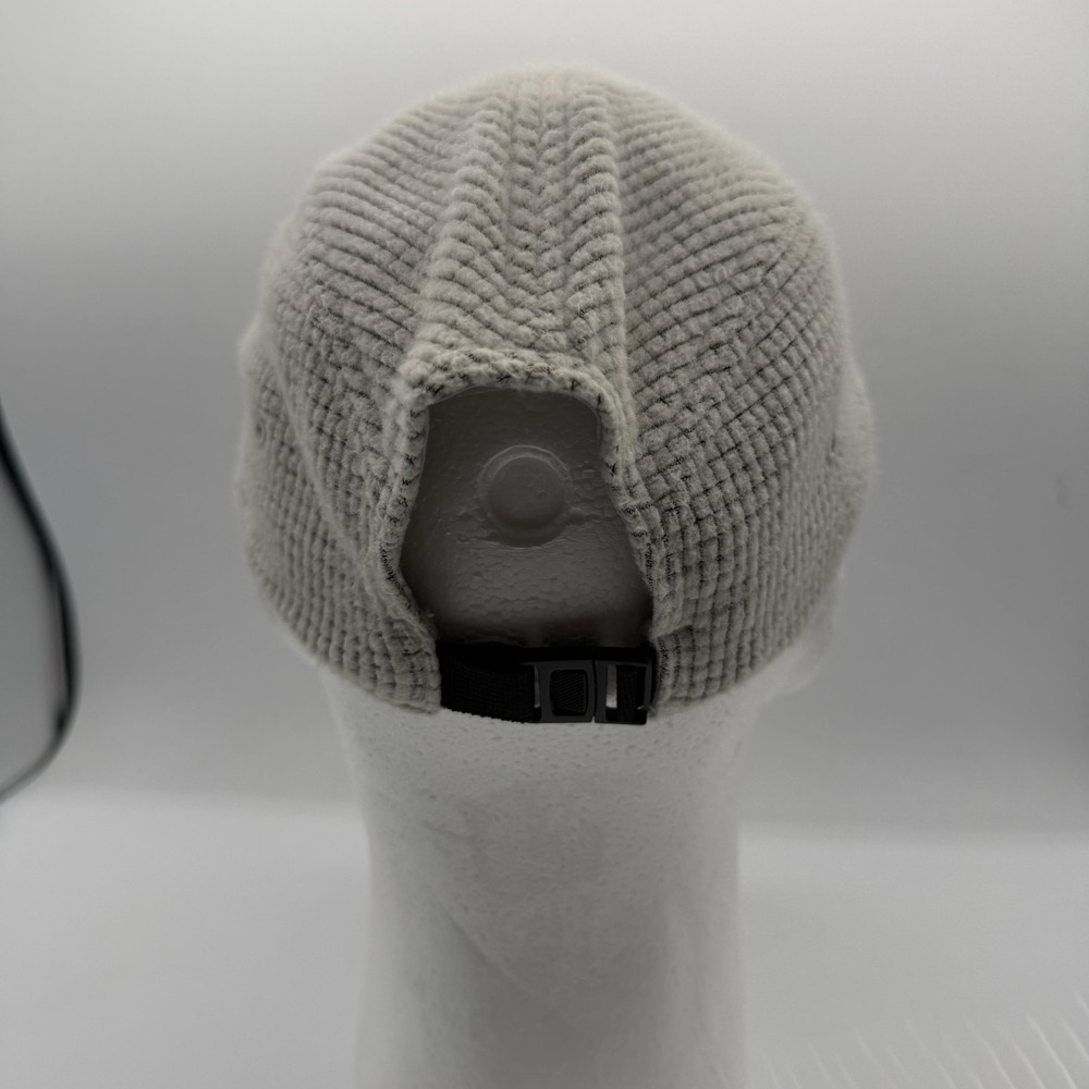 Outdoor Research Fleece Hat Cap Strap Back White Grid Check One Size Winter Mens - Picture 3 of 9